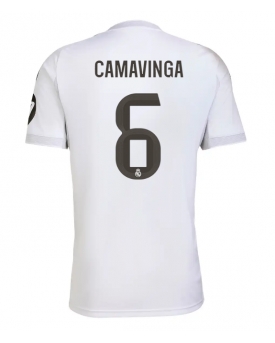 Billige Fotballdrakt Real Madrid Eduardo Camavinga #6 Replika Hjemmedrakt 2025-26 Kortermet Billige Fotballdrakt Real Madrid Eduardo Camavinga #6 Replika Hjemmedrakt 2025-26 Kortermet